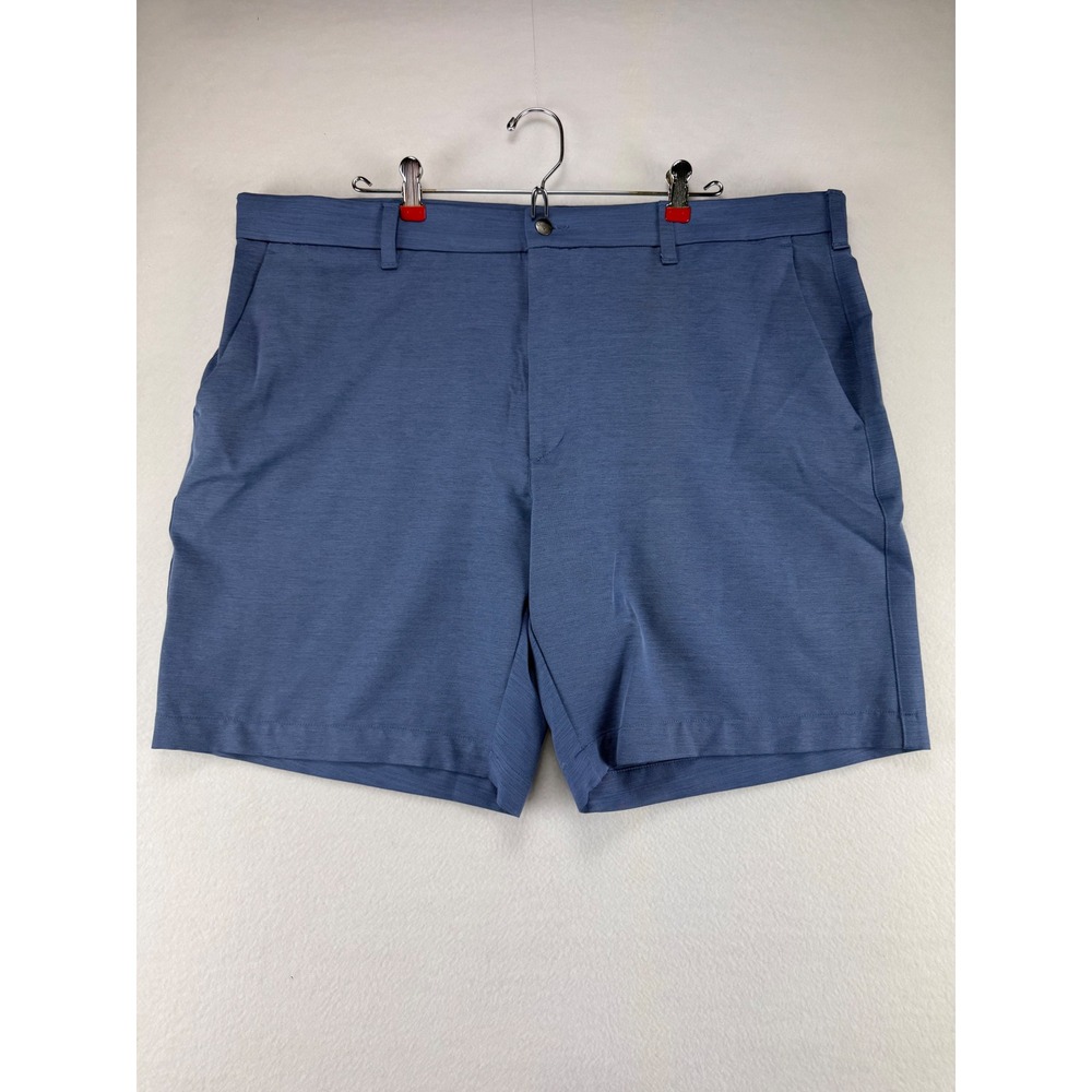 Callaway Golf Shorts Mens 40 Blue Heather Performance Stretch Flat Front